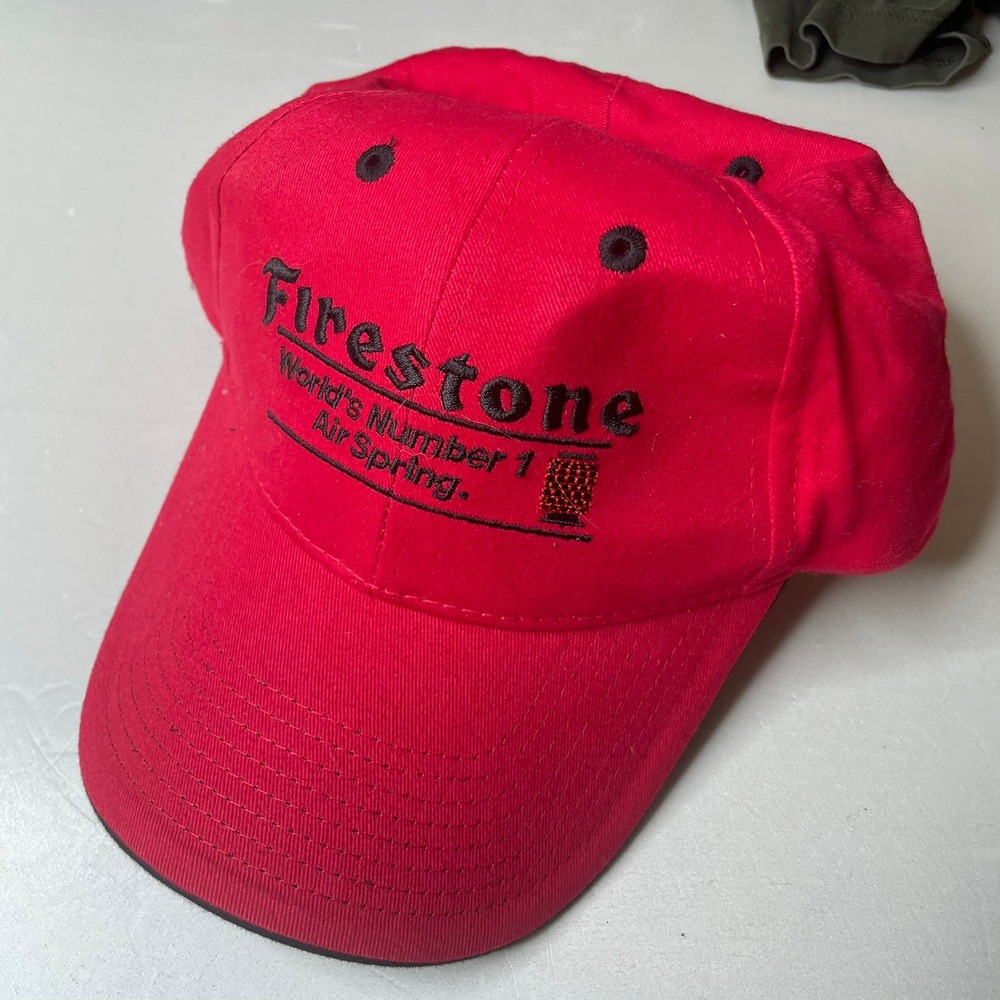 Firestone World's Number 1 Air Spring‎ Red Baseball Cap